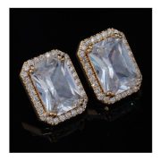 SJ Women\'s Earrings, Golden White, ER00271